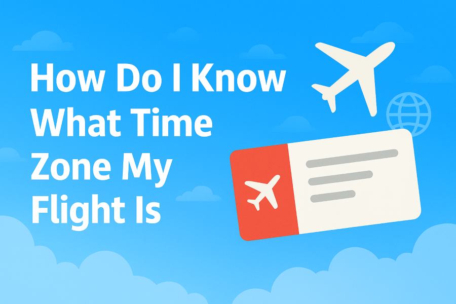 How Do I Know What Time Zone My Flight Is
