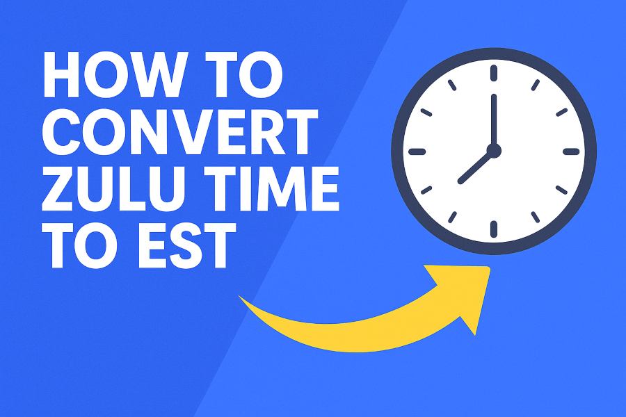 How to Convert Zulu Time to EST