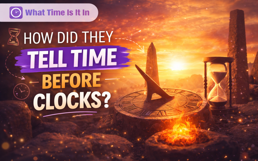 how did they tell time before clocks